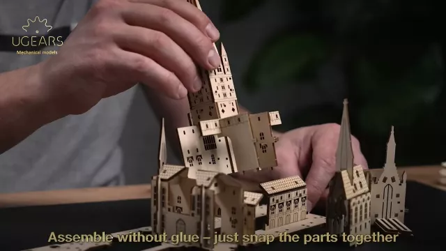 Stavebnice Harry Potter - Hogwarts Castle (dřevěná)