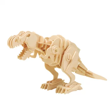 Stavebnica - Kusajúci T-Rex (drevená)