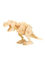 Stavebnica - Kusajúci T-Rex (drevená)