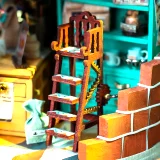 Stavebnica - Miniatúrna magická kaviareň (drevená)