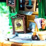 Stavebnica - Miniatúrna magická kaviareň (drevená)