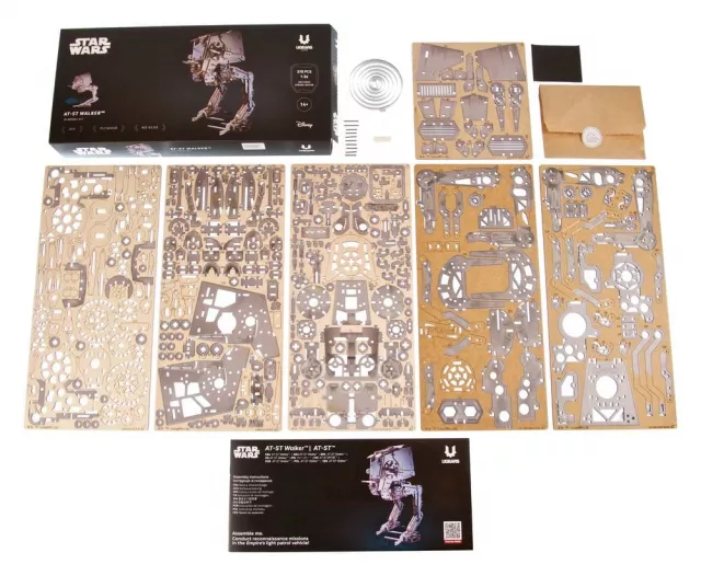 Stavebnica Star Wars - AT-ST Walker (drevená) - Ugears - Wooden 3D Puzzles