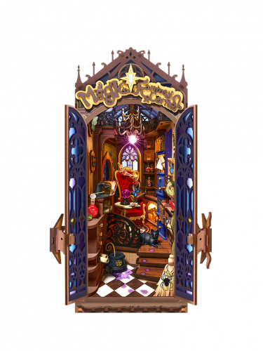 Stavebnica – zarážka na knihy The Magic Fantasy Corner (drevená)