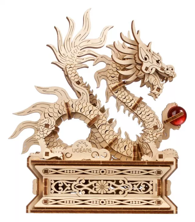 Stavebnica Ugears - Wood Dragon (drevená) - Z dreva