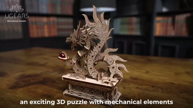 Stavebnice Ugears - Wood Dragon (dřevěná)