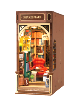 Stavebnica - zarážka na knihy Bookstore (drevená)