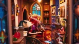 🌙✨ Step into a world of magic with Rolife Magic Fantasy Corner DIY Book Nook!#rolife