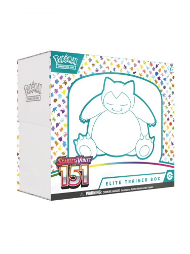 Kartová hra Pokémon TCG: Scarlet & Violet 151 - Elite Trainer Box (Snorlax)