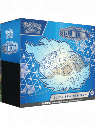 Kartová hra Pokémon TCG: Scarlet & Violet - Stellar Crown Elite Trainer Box (Terapagos)