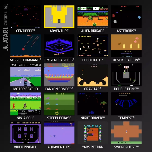 Cartridge pre retro hernú konzolu Evercade - Atari Collection 1