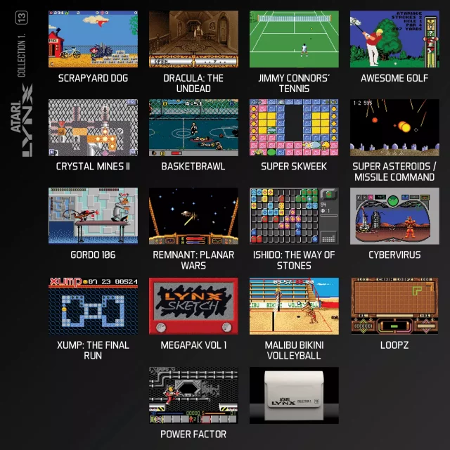 Cartridge pre retro hernú konzolu Evercade - Atari Lynx Collection 1