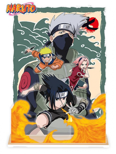 Akrylový stojanček Naruto Shippuden - Team 7 Diorama