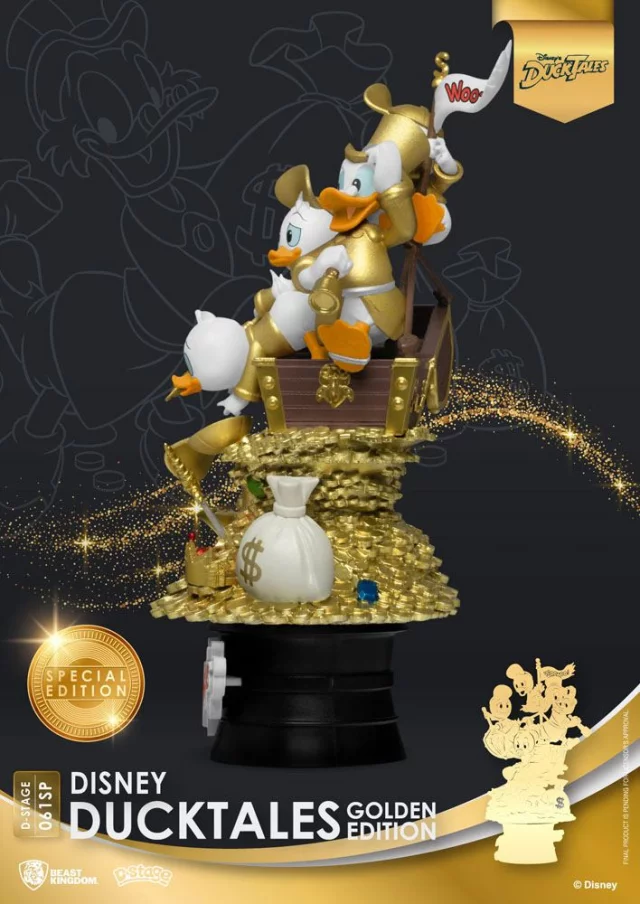Figúrka Disney - DuckTales Golden Diorama (Beast Kingdom)