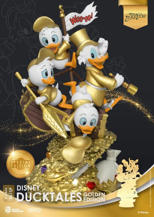 Figúrka Disney - DuckTales Golden Diorama (Beast Kingdom)