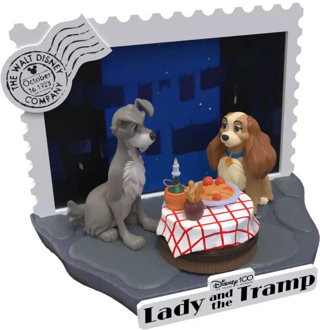Figúrka Disney - Lady a Tramp Diorama (Beast Kingdom)