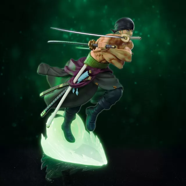 Figúrka One Piece - Zoro 1/10 Glow in The Dark (Super Figure Collection) - Anime