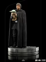 Figúrka Star Wars: The Mandalorian - Luke Skywalker and Grogu Art Scale 1/10 (Iron Studios)
