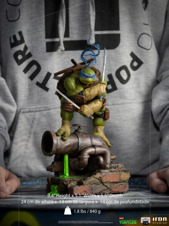 Figúrka Teenage Mutant Ninja Turtles - Leonardo BDS Art Scale 1/10 (Iron Studios)