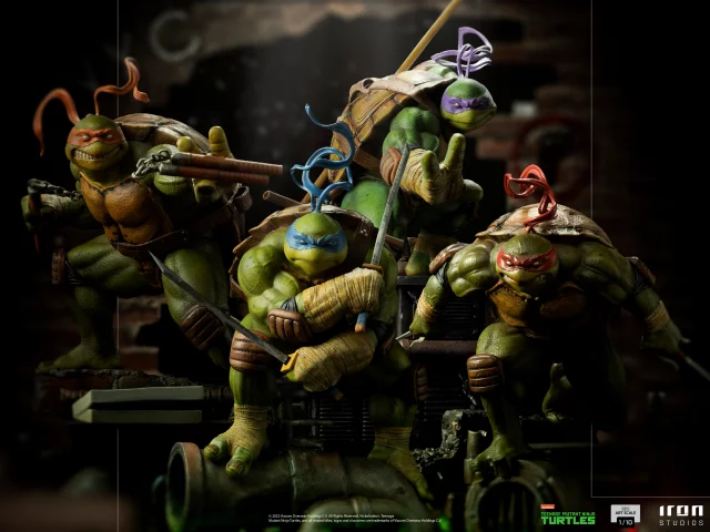 Figúrka Teenage Mutant Ninja Turtles - Michelangelo BDS Art Scale 1/10 (Iron Studios)