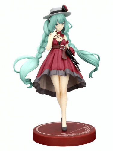 Figúrka Vocaloid - Hatsune Miku Outing Dress Red Color Ver. (FuRyu)