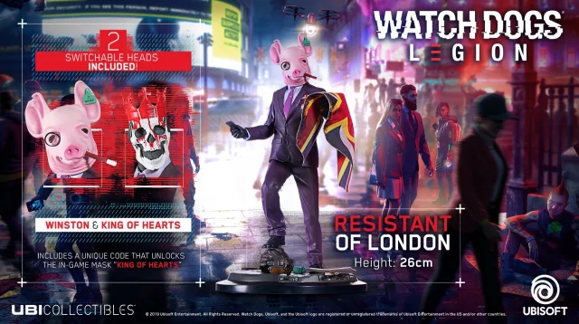 Figúrka Watch Dogs: Legion - Resistant of London