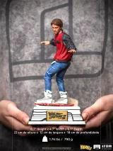 Soška Back to the Future II - Marty McFly on Hoverboard Art Scale 1/10 (Iron Studios)