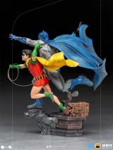 Soška Batman - Batman & Robin Deluxe Art Scale 1/10 (Iron Studios)