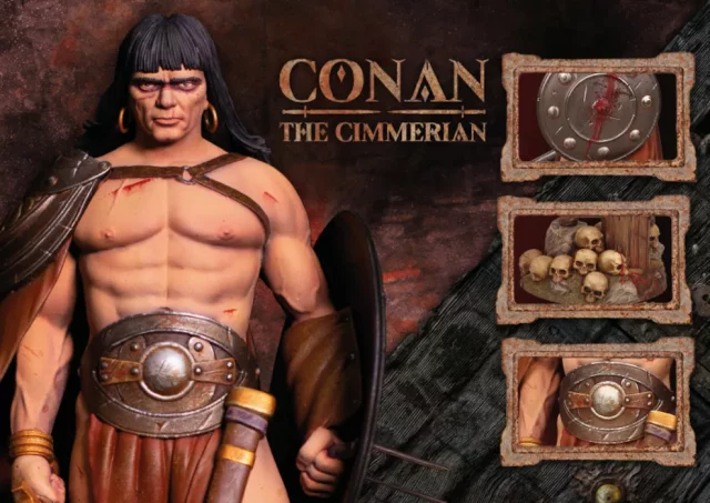 Soška Conan - Conan the Cimmerian 1/10 (Sanjulian)