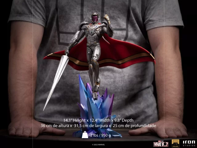 Soška Marvel: What if...? - Infinity Ultron Deluxe Art Scale 1/10 (Iron Studios)