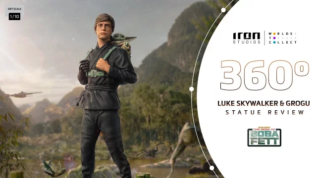 Statue Luke Skywalker and Grogu Training Version - Star Wars Book of Boba Fett - Art Scale 1/10