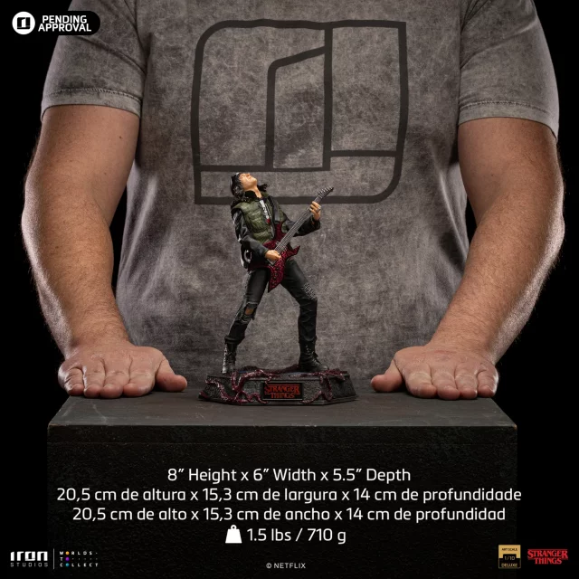 Soška Stranger Things - Eddie Munson Deluxe (Iron Studios)