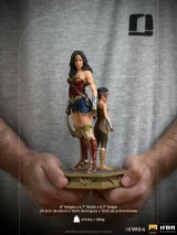 Soška Wonder Woman - Wonder Woman & Young Diana Deluxe Art Scale 1/10 (Iron Studios)