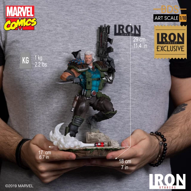 Soška X-Men - Cable BDS Art Scale 1/10 (Iron Studios)