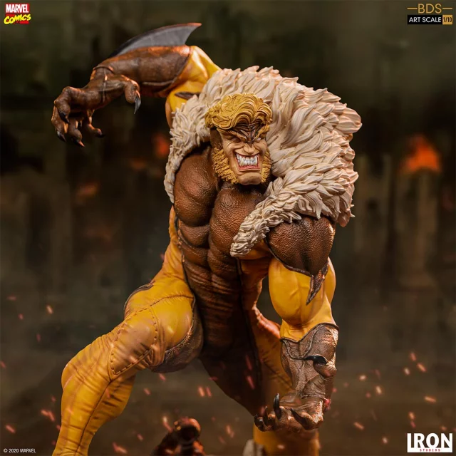 Soška X-Men - Sabertooth BDS Art Scale 1/10 (Iron Studios)