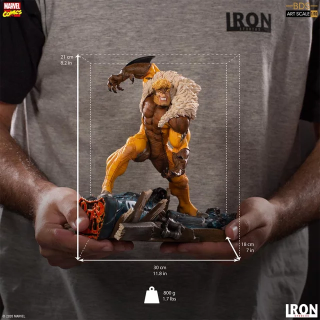 Soška X-Men - Sabertooth BDS Art Scale 1/10 (Iron Studios)