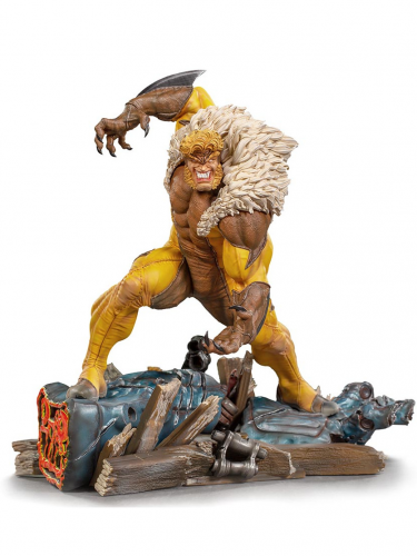 Soška X-Men - Sabertooth BDS Art Scale 1/10 (Iron Studios)