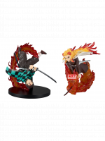 Výhodný set Demon Slayer - Kyojuro Rengoku + Tanjiro Kamado (BanPresto)