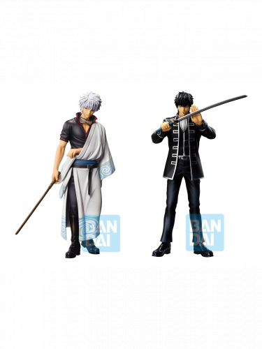 Výhodný set Gintama - Figúrka Gintoki Sakata + Toushirou Hijikata Ichibansho (BanPresto)