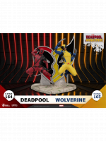 Výhodný set Marvel - Figúrka Deadpool & Wolverine - D-Stage Diorama (Beast Kingdom)