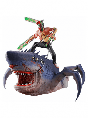 Figúrka Chainsaw Man - Chainsawman & Beam Ichibansho (Banpresto)
