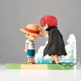 Figúrka One Piece - Monkey Luffy & Shanks Diorama (Log Stories) (BanPresto)