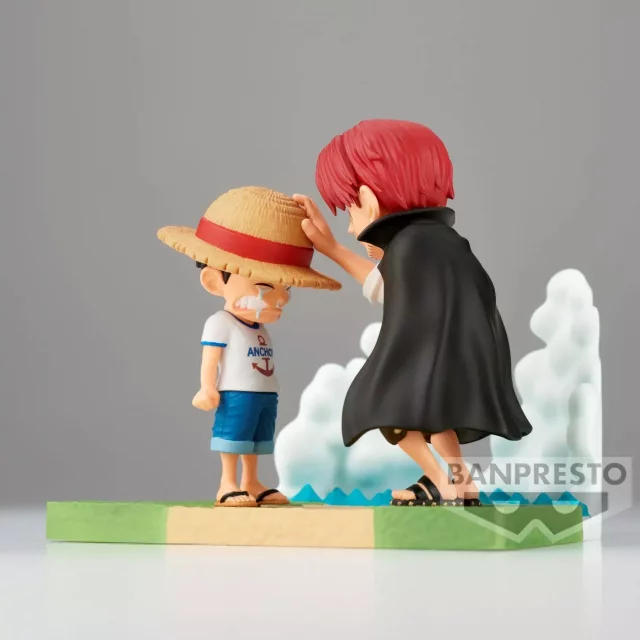 Figúrka One Piece - Monkey Luffy & Shanks Diorama (Log Stories) (BanPresto)