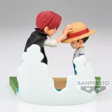Figúrka One Piece - Monkey Luffy & Shanks Diorama (Log Stories) (BanPresto)
