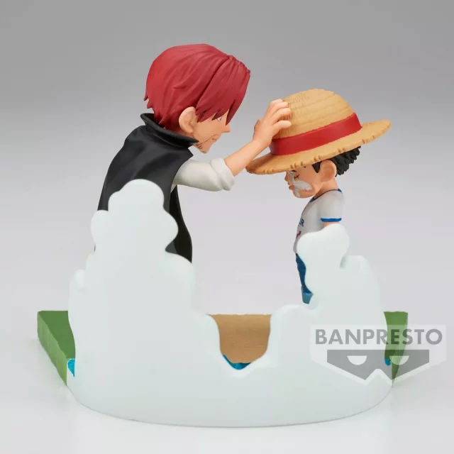 Figúrka One Piece - Monkey Luffy & Shanks Diorama (Log Stories) (BanPresto)
