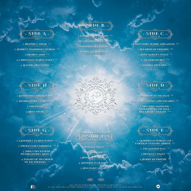 Oficiálny soundtrack Harry Potter - The Complete Harry Potter Film Music Collection na 4x LP