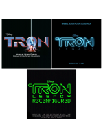 Výhodný set Tron - Oficiálny soundtrack Tron, Tron: Legacy + Tron: Legacy Reconfigured na LP