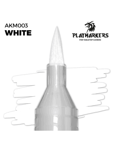 Fixa AK PlayMarkers (White) - biela farba