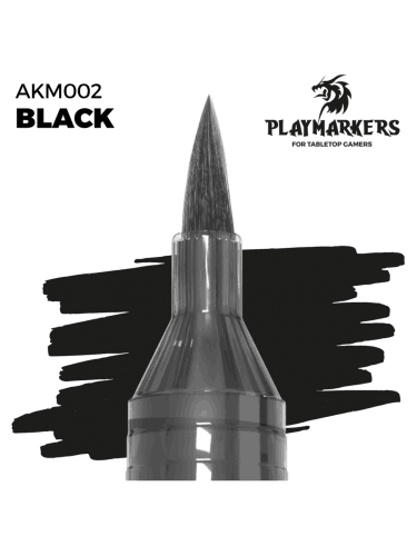 Fixa AK PlayMarkers (Black) - čierna farba