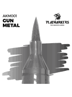 AK PlayMarkers (Gun Metal) - fixa, kovová farba