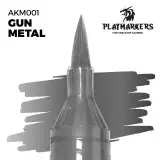 AK PlayMarkers (Gun Metal) - fixa, kovová farba - AK-Interactive